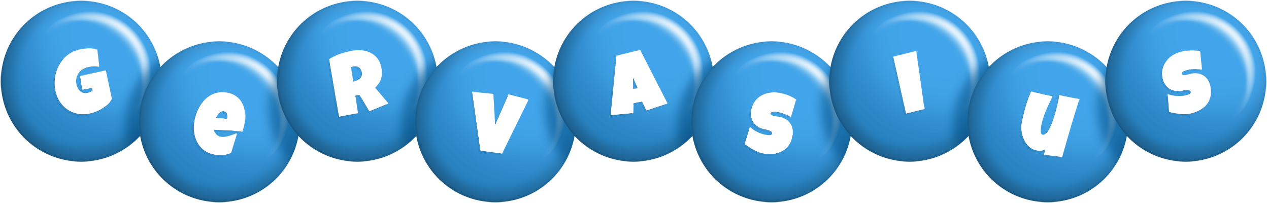Gervasius candy-blue logo