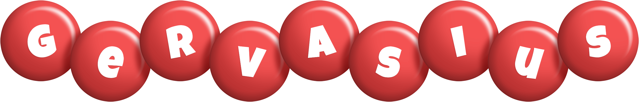 Gervasius candy-red logo