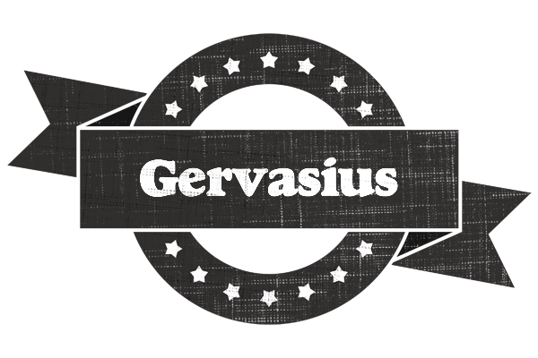 Gervasius grunge logo