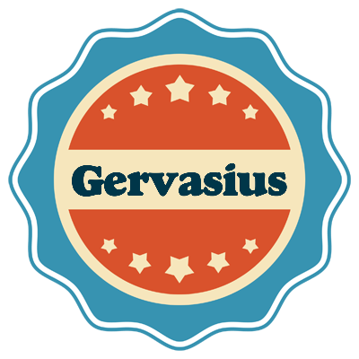 Gervasius labels logo