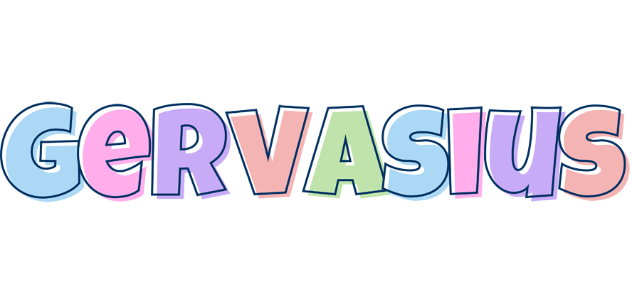 Gervasius pastel logo