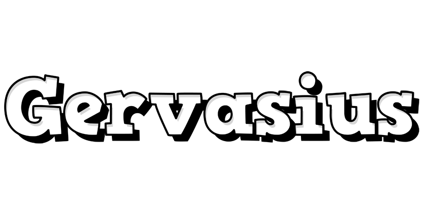 Gervasius snowing logo