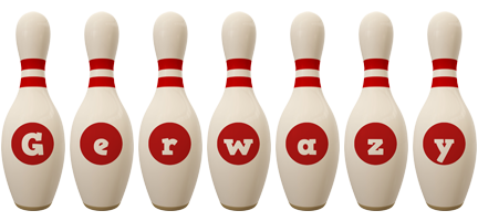 Gerwazy bowling-pin logo