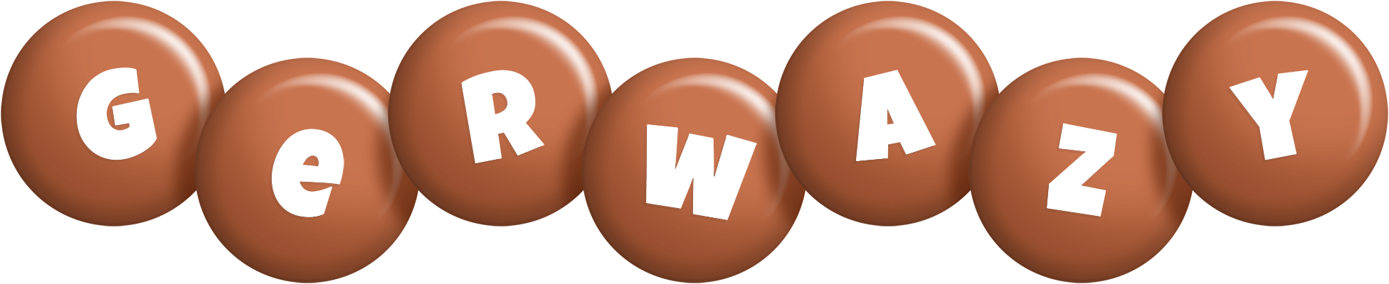 Gerwazy candy-brown logo