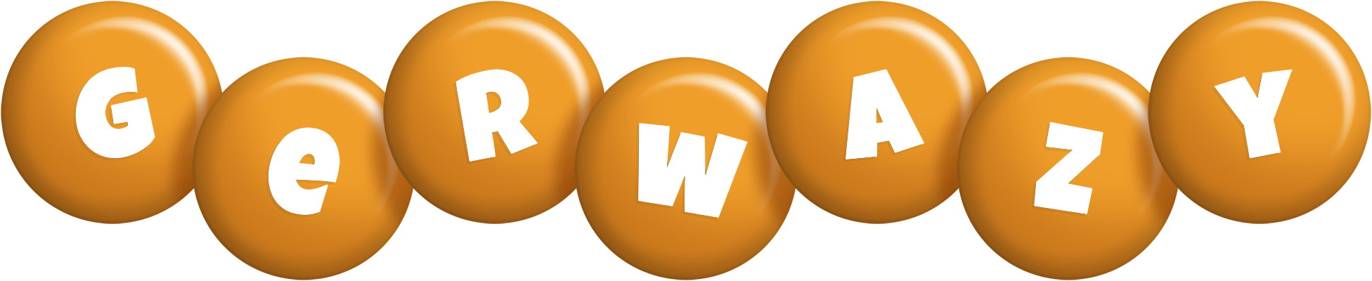 Gerwazy candy-orange logo