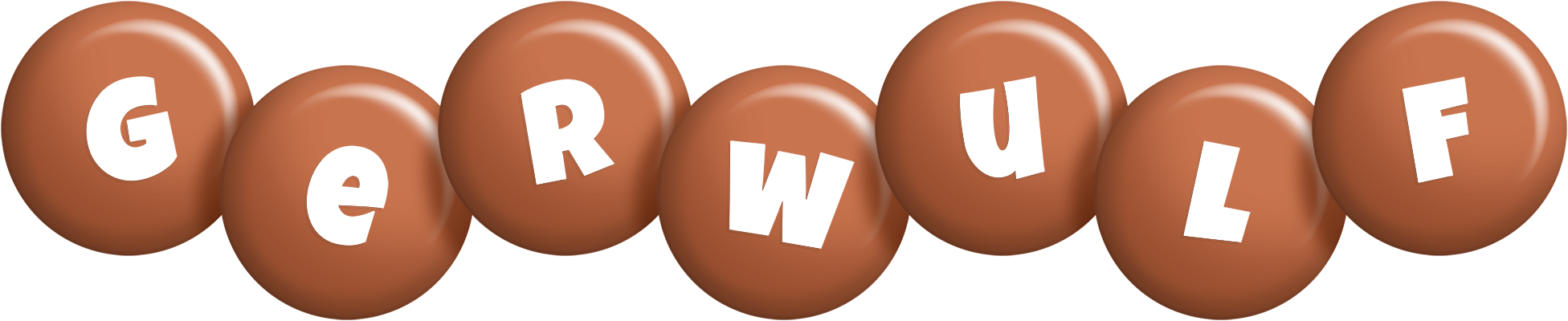 Gerwulf candy-brown logo