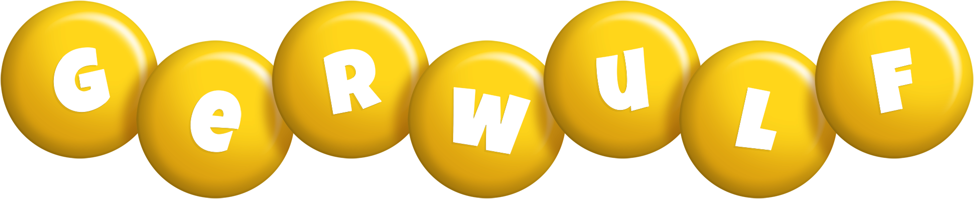Gerwulf candy-yellow logo