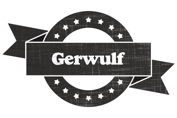 Gerwulf grunge logo