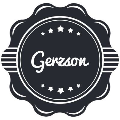 Gerzson badge logo