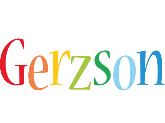 Gerzson birthday logo