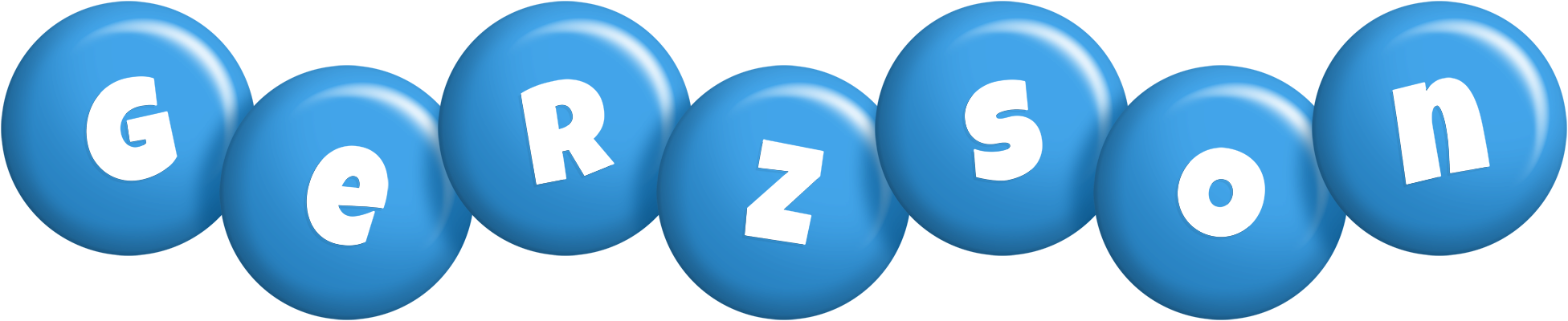 Gerzson candy-blue logo