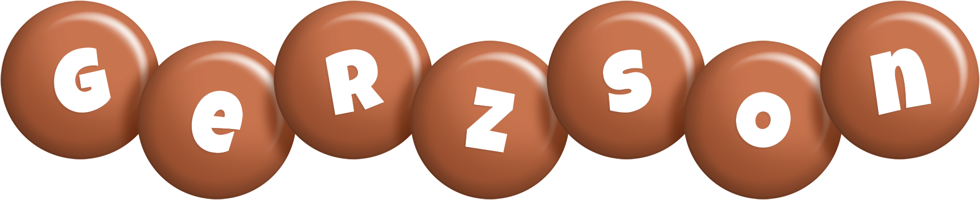 Gerzson candy-brown logo