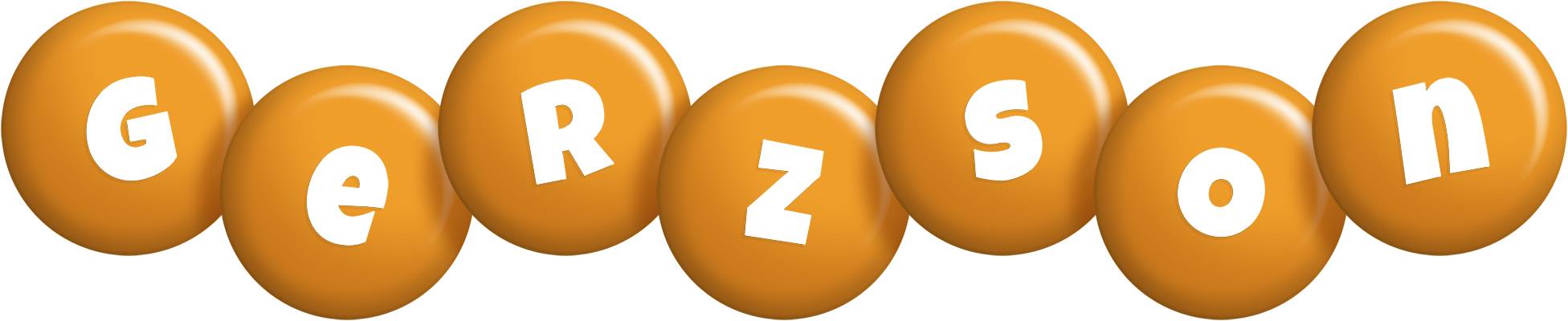 Gerzson candy-orange logo