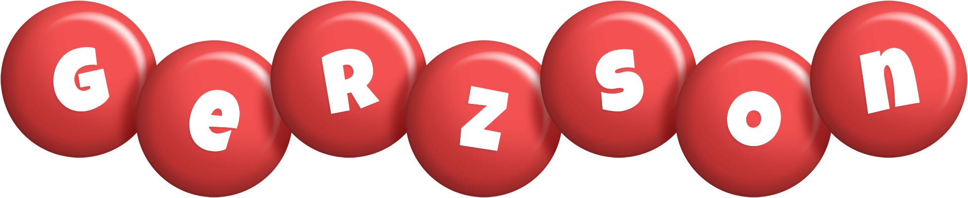 Gerzson candy-red logo