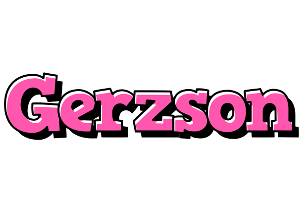 Gerzson girlish logo