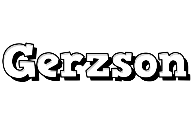 Gerzson snowing logo