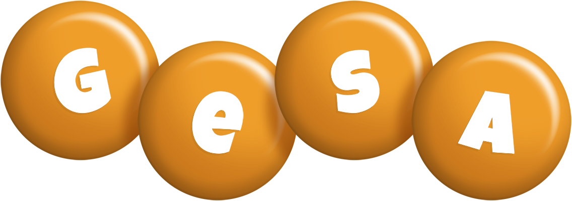 Gesa candy-orange logo