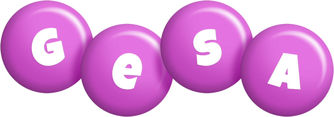 Gesa candy-purple logo