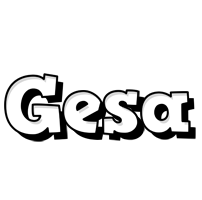 Gesa snowing logo