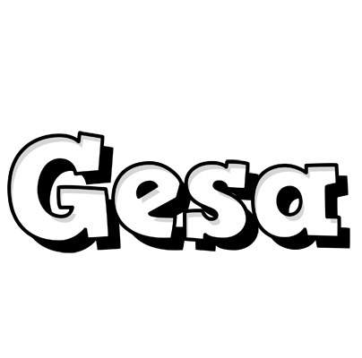 Gesa snowing logo