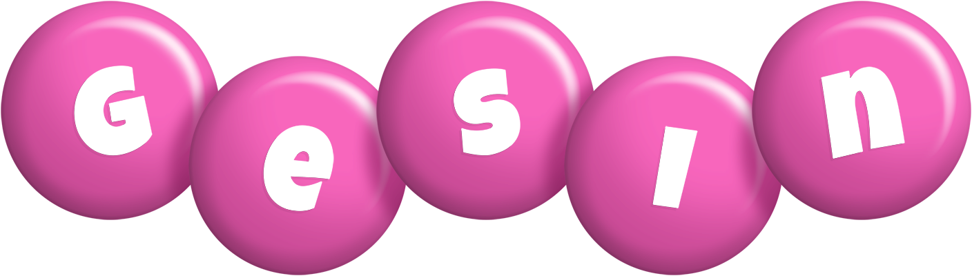 Gesin candy-pink logo