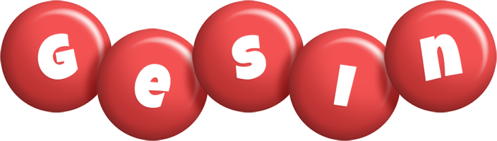 Gesin candy-red logo