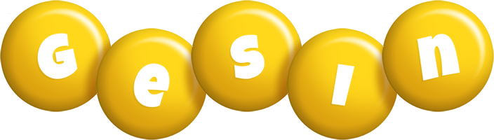 Gesin candy-yellow logo