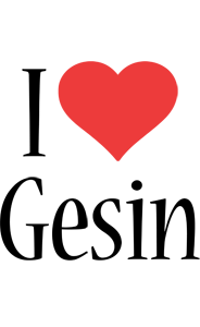 Gesin i-love logo