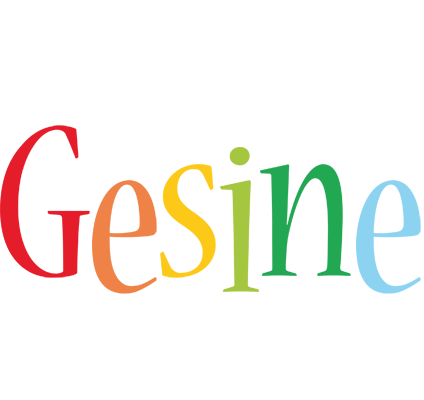 Gesine birthday logo