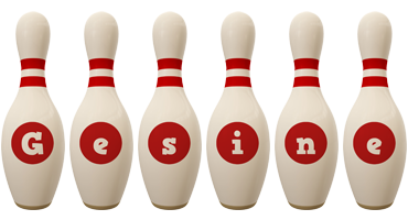 Gesine bowling-pin logo