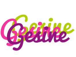 Gesine flowers logo