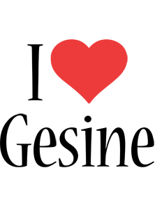 Gesine i-love logo