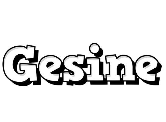Gesine snowing logo