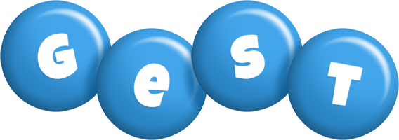 Gest candy-blue logo