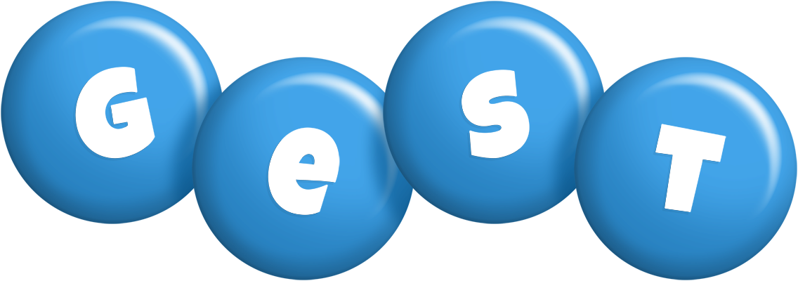 Gest candy-blue logo