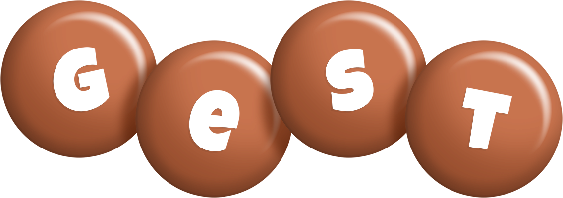 Gest candy-brown logo