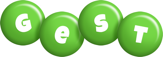 Gest candy-green logo