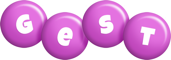 Gest candy-purple logo