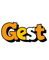 Gest cartoon logo