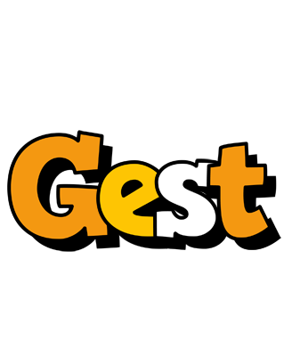 Gest cartoon logo