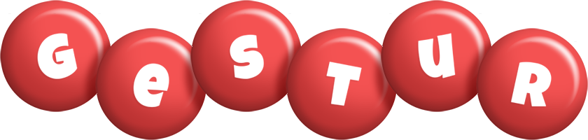 Gestur candy-red logo