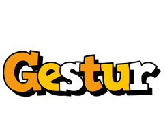 Gestur cartoon logo
