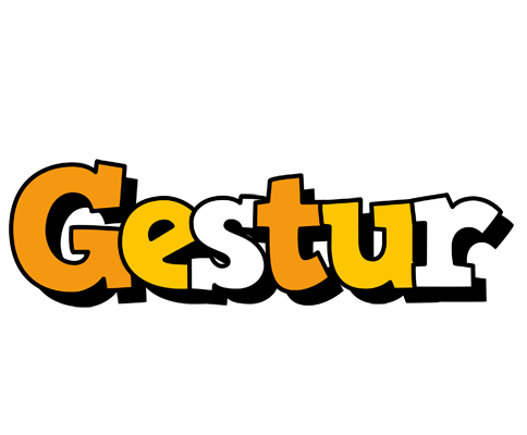 Gestur cartoon logo