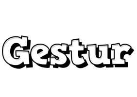 Gestur snowing logo