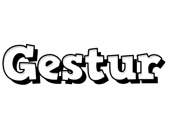 Gestur snowing logo