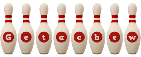 Getachew bowling-pin logo