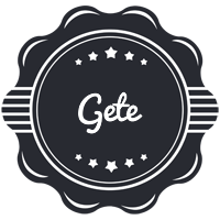 Gete badge logo