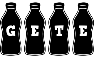 Gete bottle logo