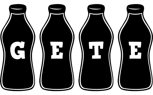 Gete bottle logo