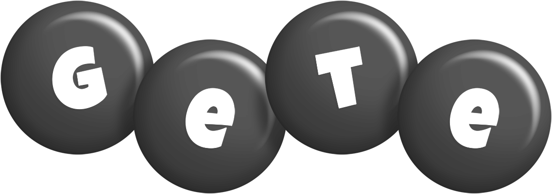 Gete candy-black logo